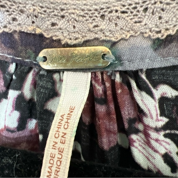 Free People Womens Sheila Floral Jumpsuit Romper Long Sleeve Lightweight Medium‎ - Picture 4 of 16